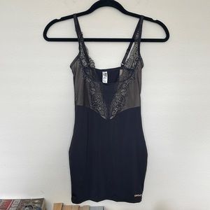 DKNY Intimates Sheer Lace Shapewear Slip